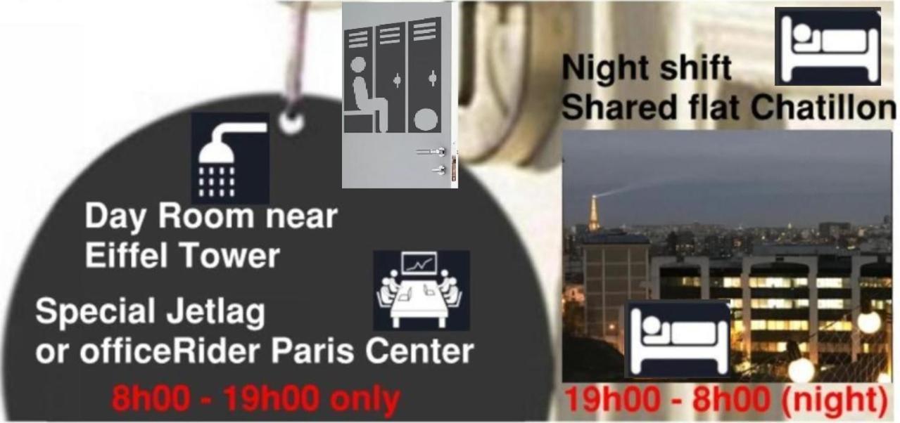 Eiffel Citea Access Dayroom Espace Paris Sans Nuitee Et Chambre Partagee Chatillon Nuitee -- Repos Journee Ou Espace Travail 8-19H Proche Tour Eiffel Ou Usage Bureau A L'Heure En Journee -- Nuitee Chatillon Avenue Paris Exterior foto
